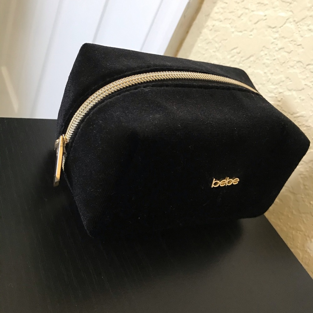Black makeup bag